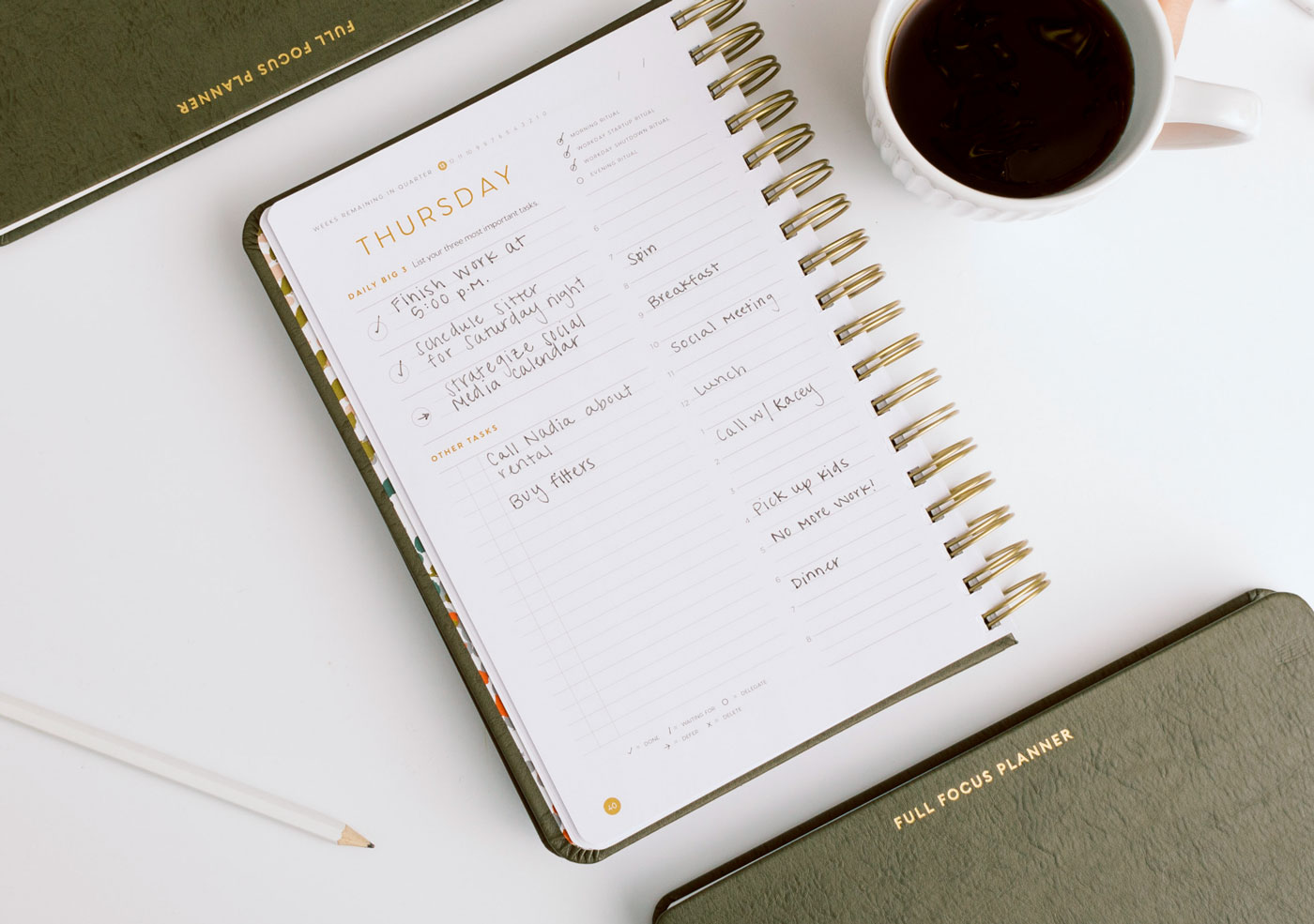 Daily view in the Full Focus Planner
