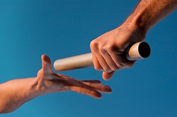 Close Up of a Baton Handoff in a Relay Race - Photo courtesy of ©iStockphoto.com/kycstudio, Image #7189948