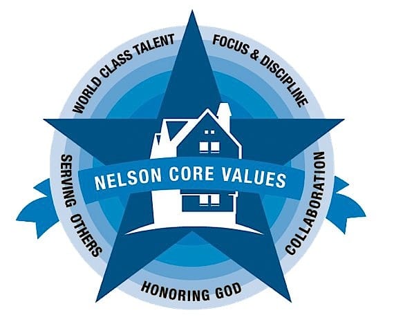 Thomas Nelson Core Values Five-Star Logo