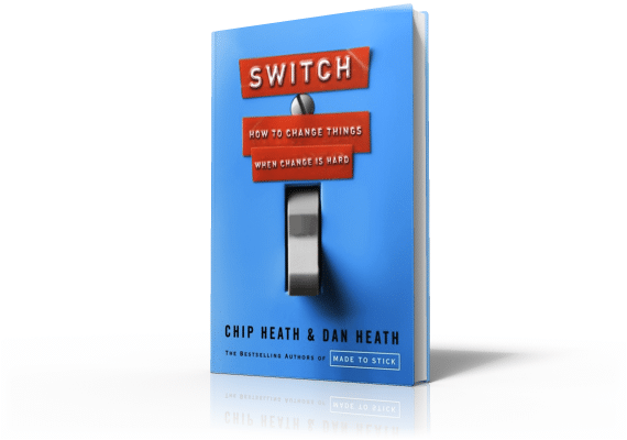 A 3D Photo of the Book Switch by Chip Heath and Dan Heath