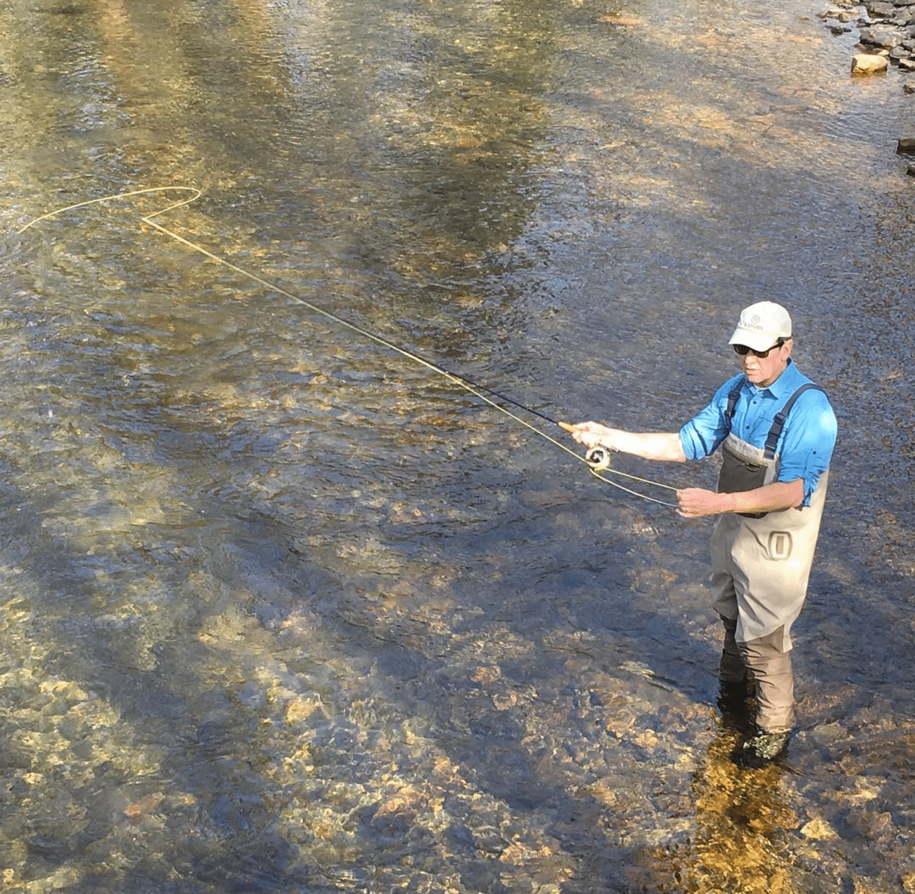 outdoors, fly fishing